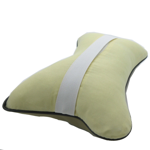 1 Pair Auto Pillow Bone Car Care Cervical Pillow Car Seat Rest Cushion Care