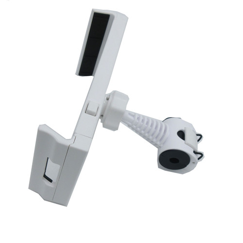 360 Degree Car Back Seat Headrest Mount Holder for iPad Mini/1/2/3/4/Air Galaxy Tablet White