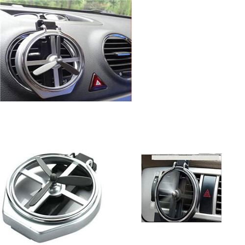 Car Air Outlet Car Holder Air Vent Mount Drink Rack Mount Folding Cup Holder Stand with Mini Fan