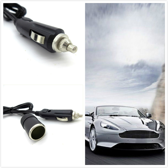 2M Durable Car Cigarette Lighter Socket Extension Cord Cable Car Cable