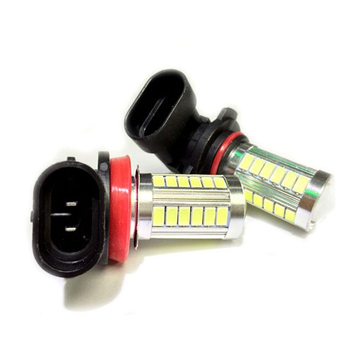 2X 9005/HB3 5630 SMD 33 LED Car Fog Light Headlight Day Running Driving Lamp Bulb Cool White 12V