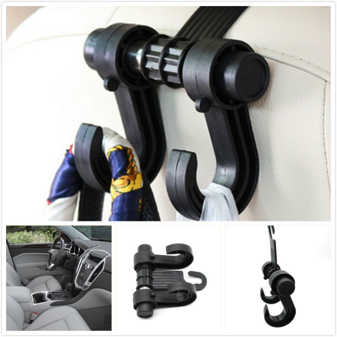New Car styling 360 Degree Rotatable Automobile Multi-Function Car Hook Multi-Purpose Plastic Clips