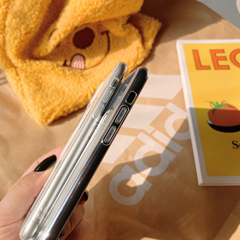 Cute Lazy White Cat Phone Case Mobile Accessories For iPhone 17 16 15 Anti-Fall Soft TPU Cover