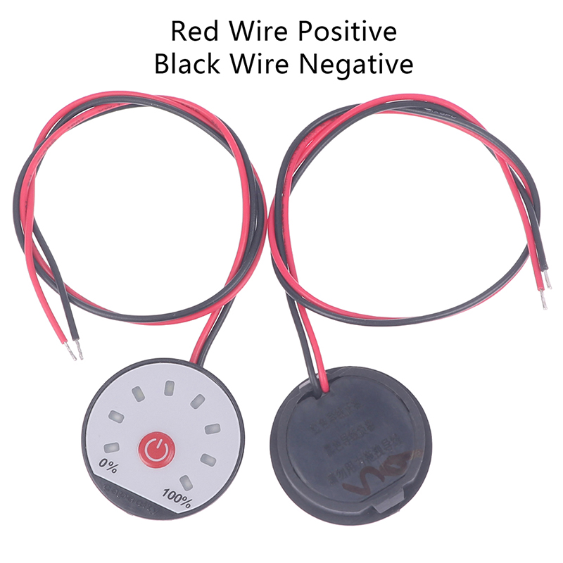 12V 24V 36V Lithium Battery Capacity Indicator 3S 4S 6S 7S 10S Power Level Meter LED Display Li ion Tester