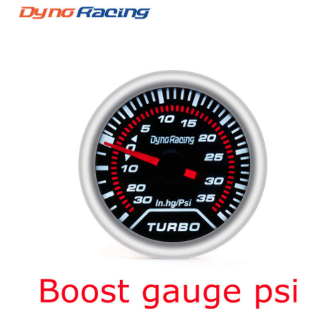 Dynoracing 2" 52mm Car boost gauge bar psi Exhaust gas temp water temp oil temp oil press Air fuel gauge voltmeter RPM