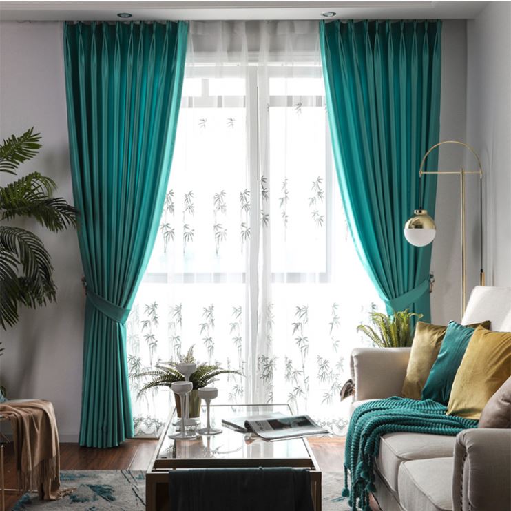 3PCS FULL SET Brown Curtains Set | Heavy Fabric + Free Sheer | Living Room & Bedroom | Ready Made.