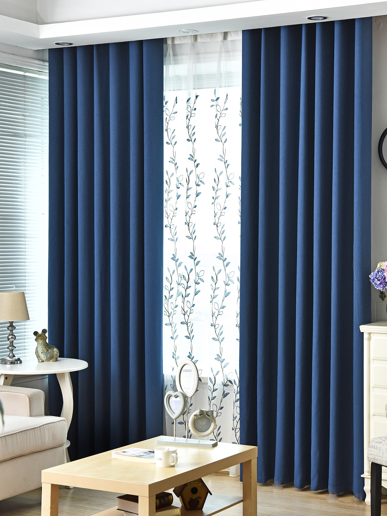 3PCS FULL SET Brown Curtains Set | Heavy Fabric + Free Sheer | Living Room & Bedroom | Ready Made.