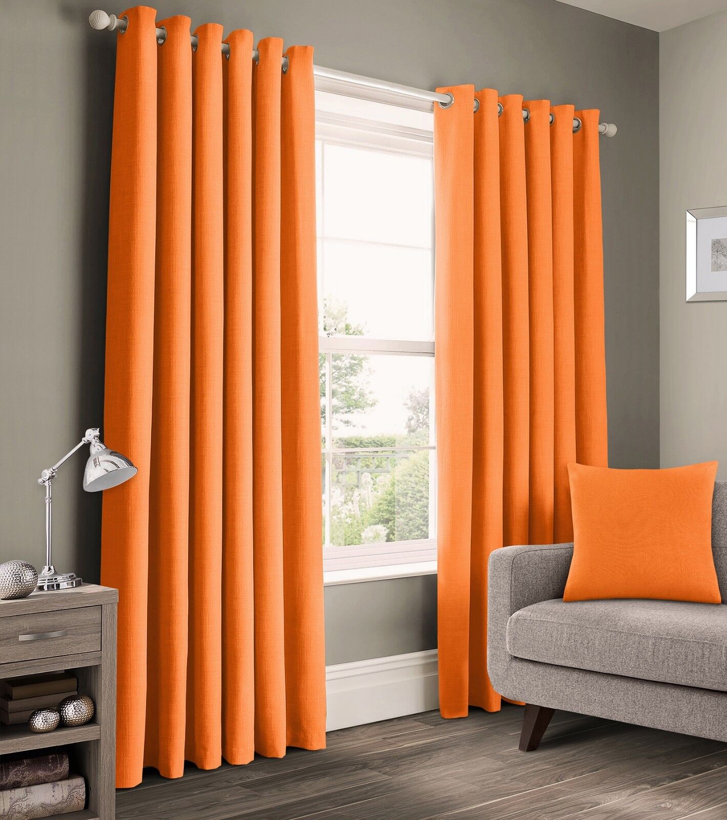 3PCS FULL SET Brown Curtains Set | Heavy Fabric + Free Sheer | Living Room & Bedroom | Ready Made.