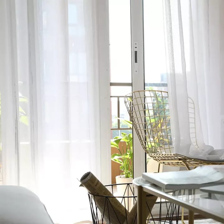 3PCS FULL SET Brown Curtains Set | Heavy Fabric + Free Sheer | Living Room & Bedroom | Ready Made.