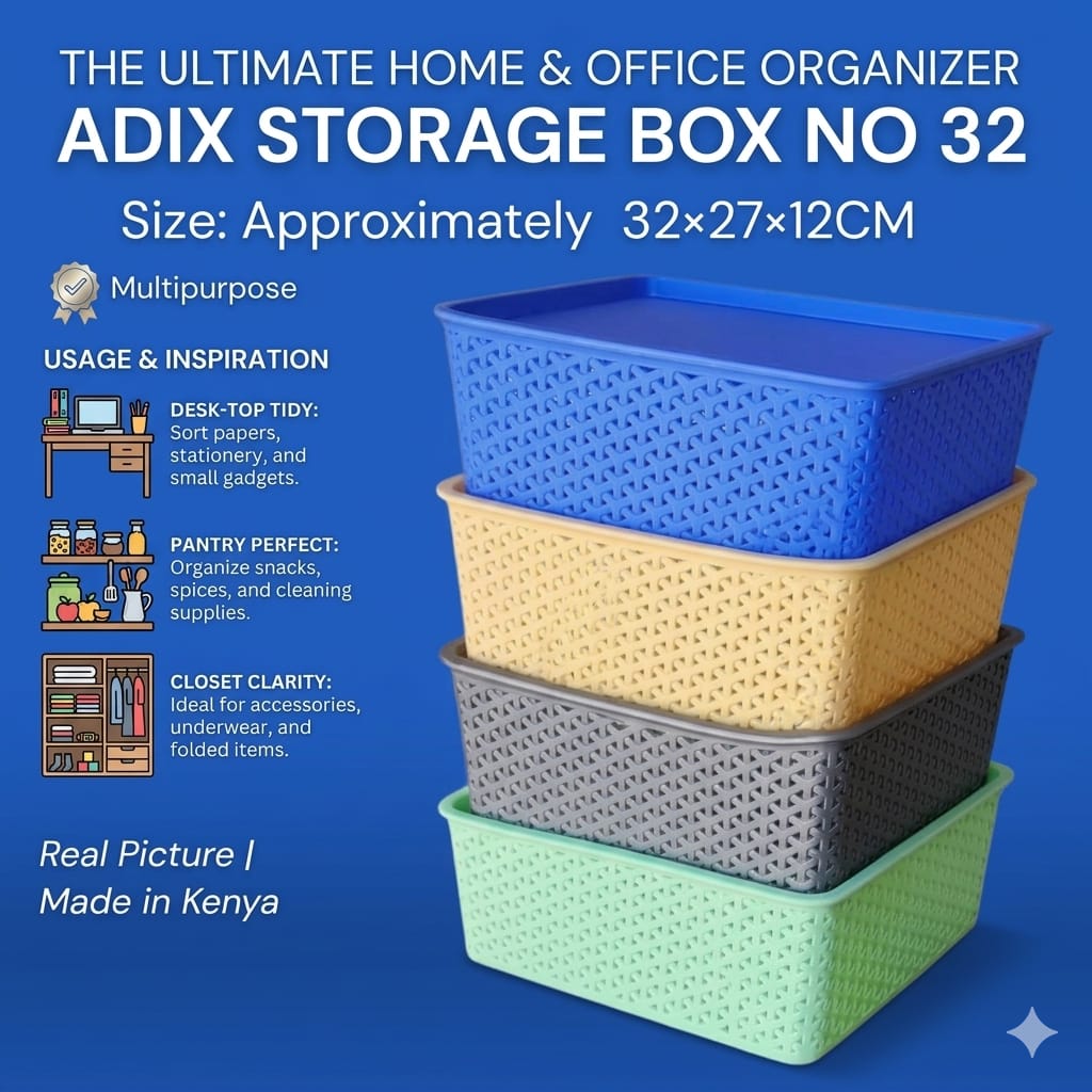 Set of 4pcs Adix Home storage box/Organizer