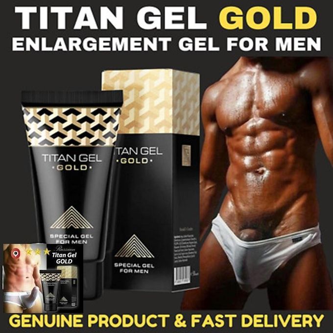 Titan Gel Penis Enlargement Gel Gold plus Growth Cream Special Gel For Men -50ml
