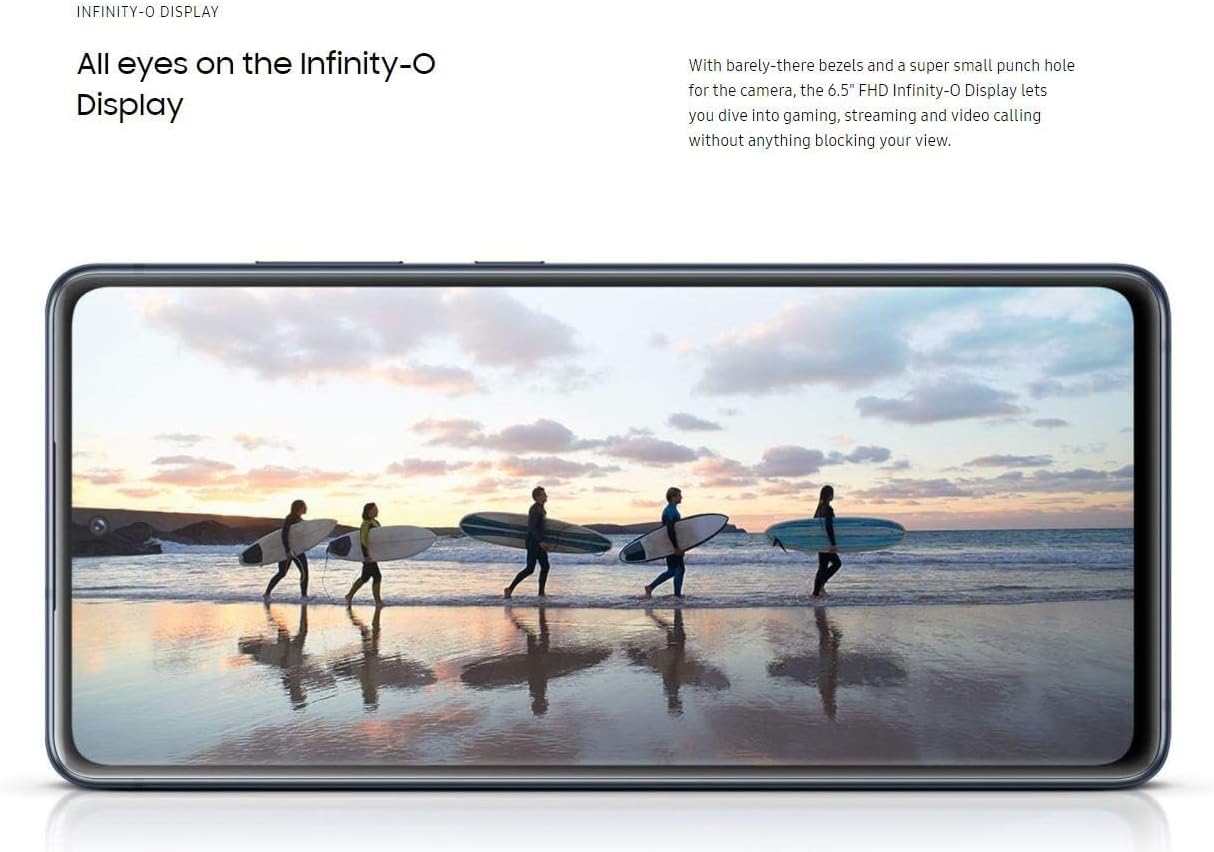 REFURBISHED Samsung Galaxy S20 FE 128GB +6GB, 6.5" AMOLED SCREEN ,DUAL SIM, SPOTLESS ,+ AFREE 45WTTS FAST CHARGER ,UNLOCKED