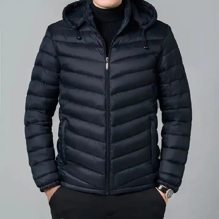 MEN PUFF JACKET ✅Puffer jacket long sleeve men design that is warm and fashionable. zipped all seasons jacket