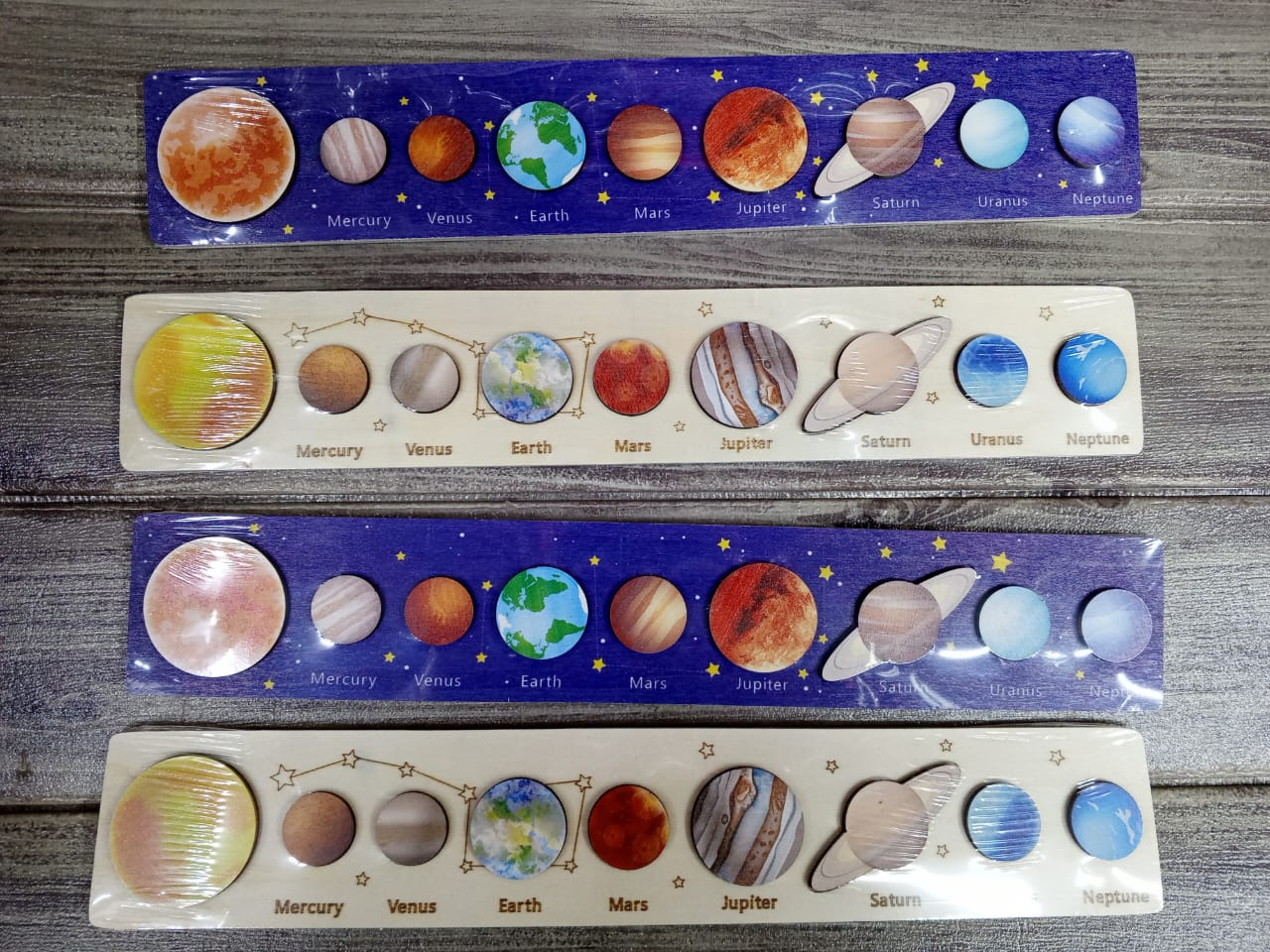 🎯 Only Few Left 🎯 Solar System Puzzle for Kids – Educational Wooden Space Learning Toy