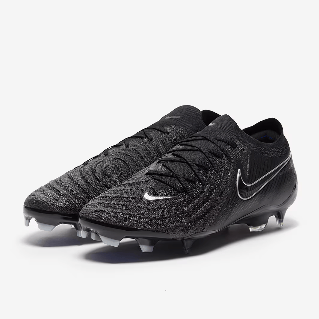Phantom GX II Black(Dark Knight) Soccer Shoes - FG Elite Shadow Football Boots 🦶⚽👟