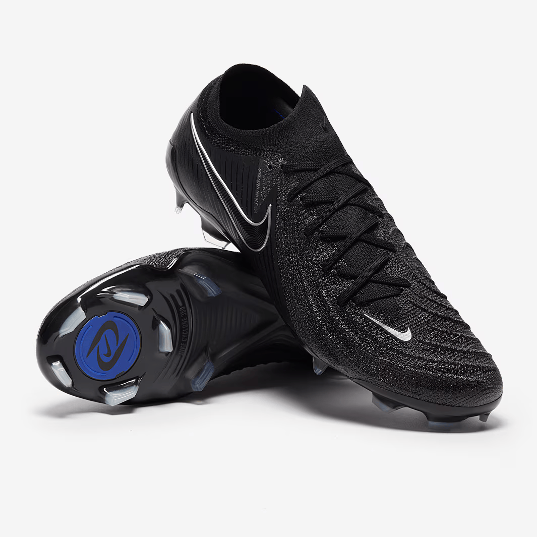 Phantom GX II Black(Dark Knight) Soccer Shoes - FG Elite Shadow Football Boots 🦶⚽👟
