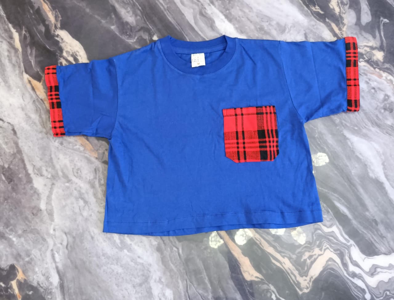 Royal Blue Maasai Inspired Croptop