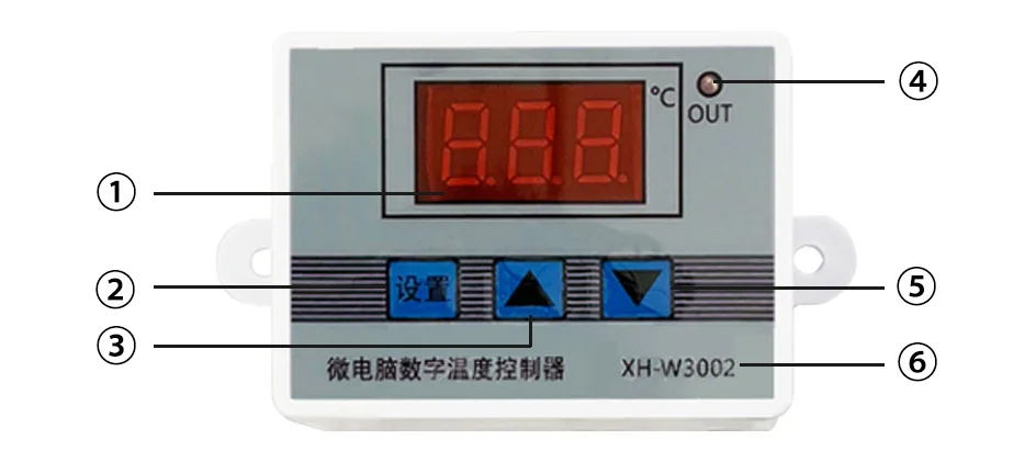 XH-W3001  110V 220V AC Digital Temperature Controller W3001 For Incubator Heating Switch Thermostat NTC Sensor