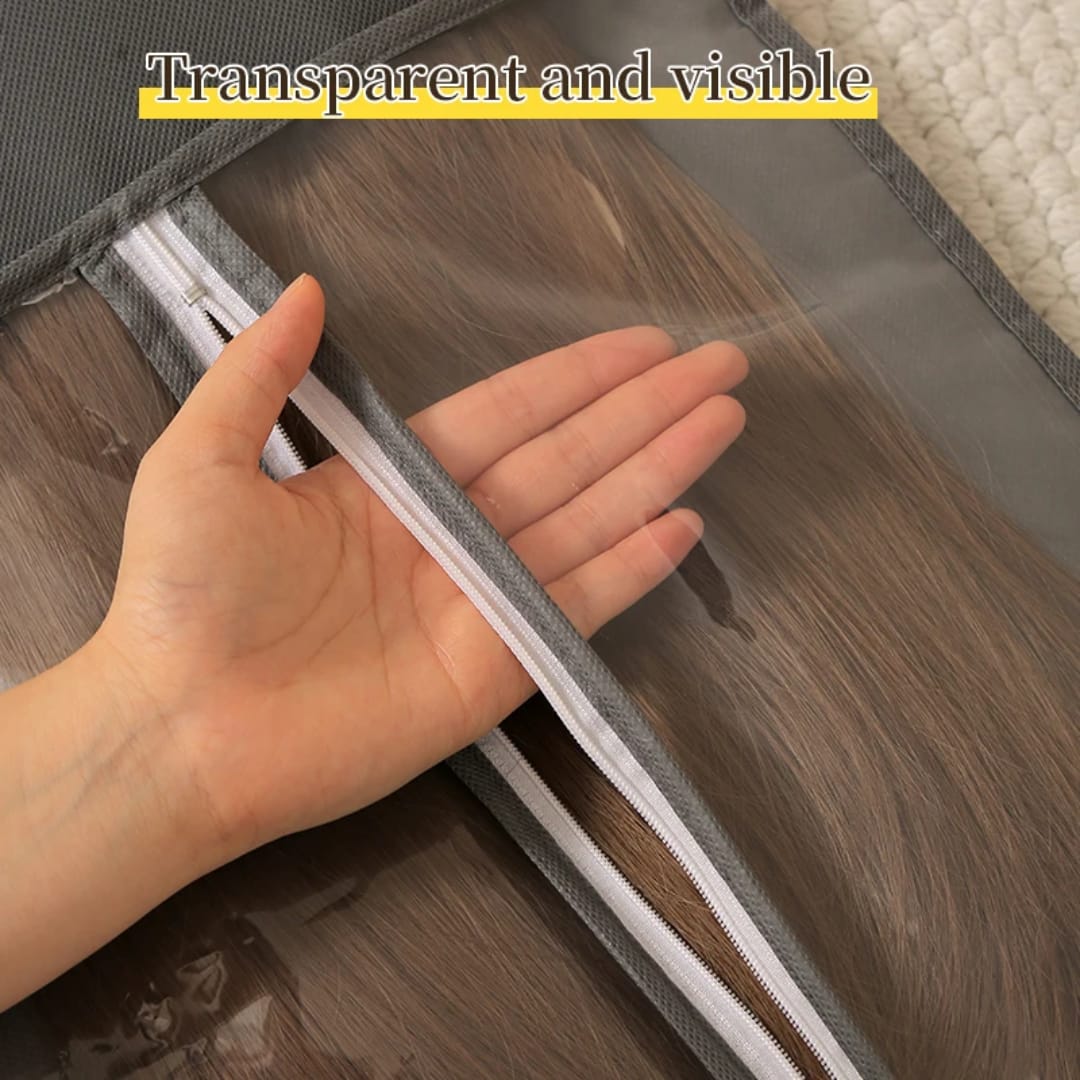 Wig Dust Storage Bag Reusable Protective Hair Accessories Dustproof Zipper Bag organiser