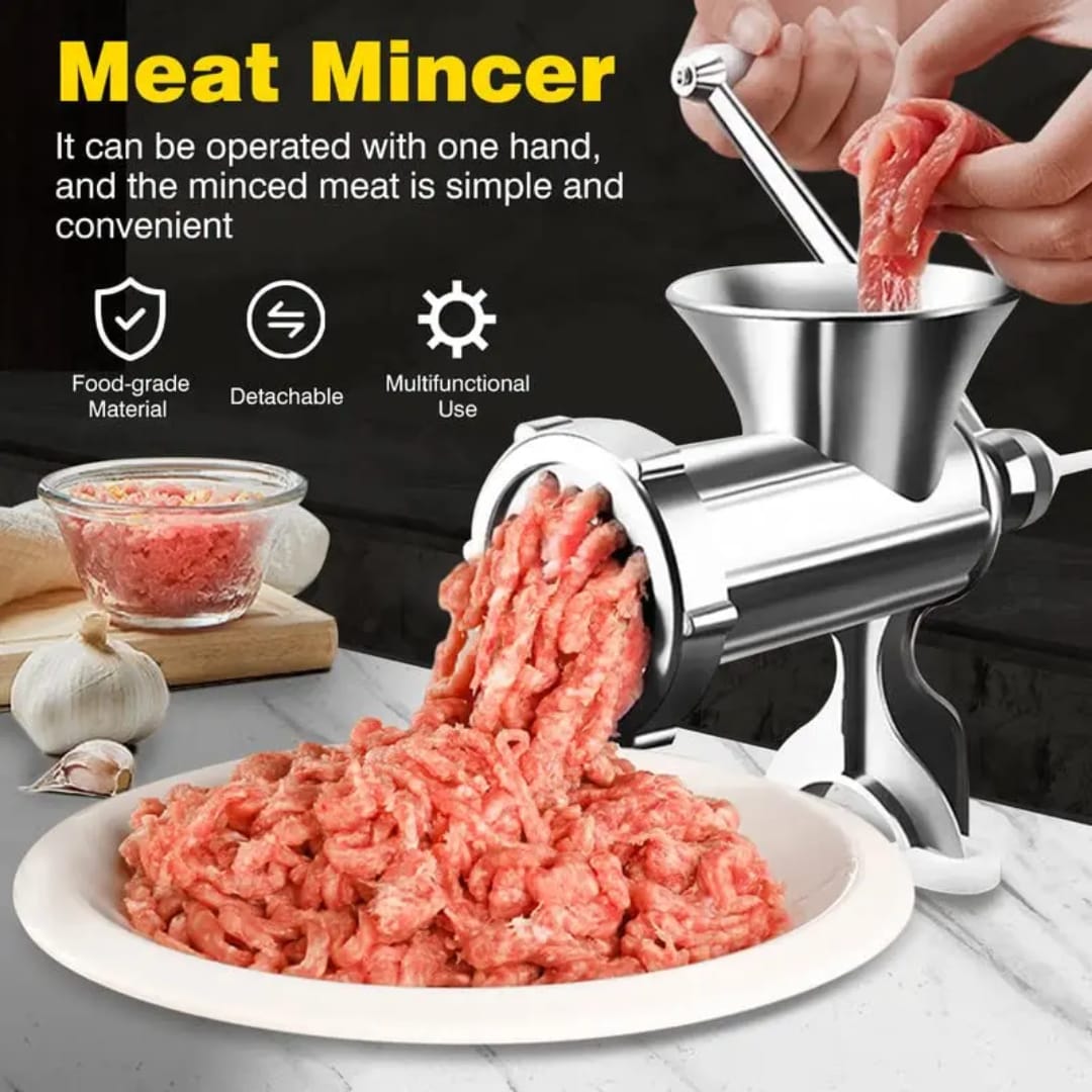 Manual Meat Mincer/ Grinder - Size - 8 -  make minced meat at the comfort of your home