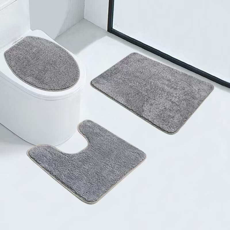 3 in 1 Toilet /Bathroom Mat set/ Upgraded Premium mats Protection For comfort while at the bathroom.