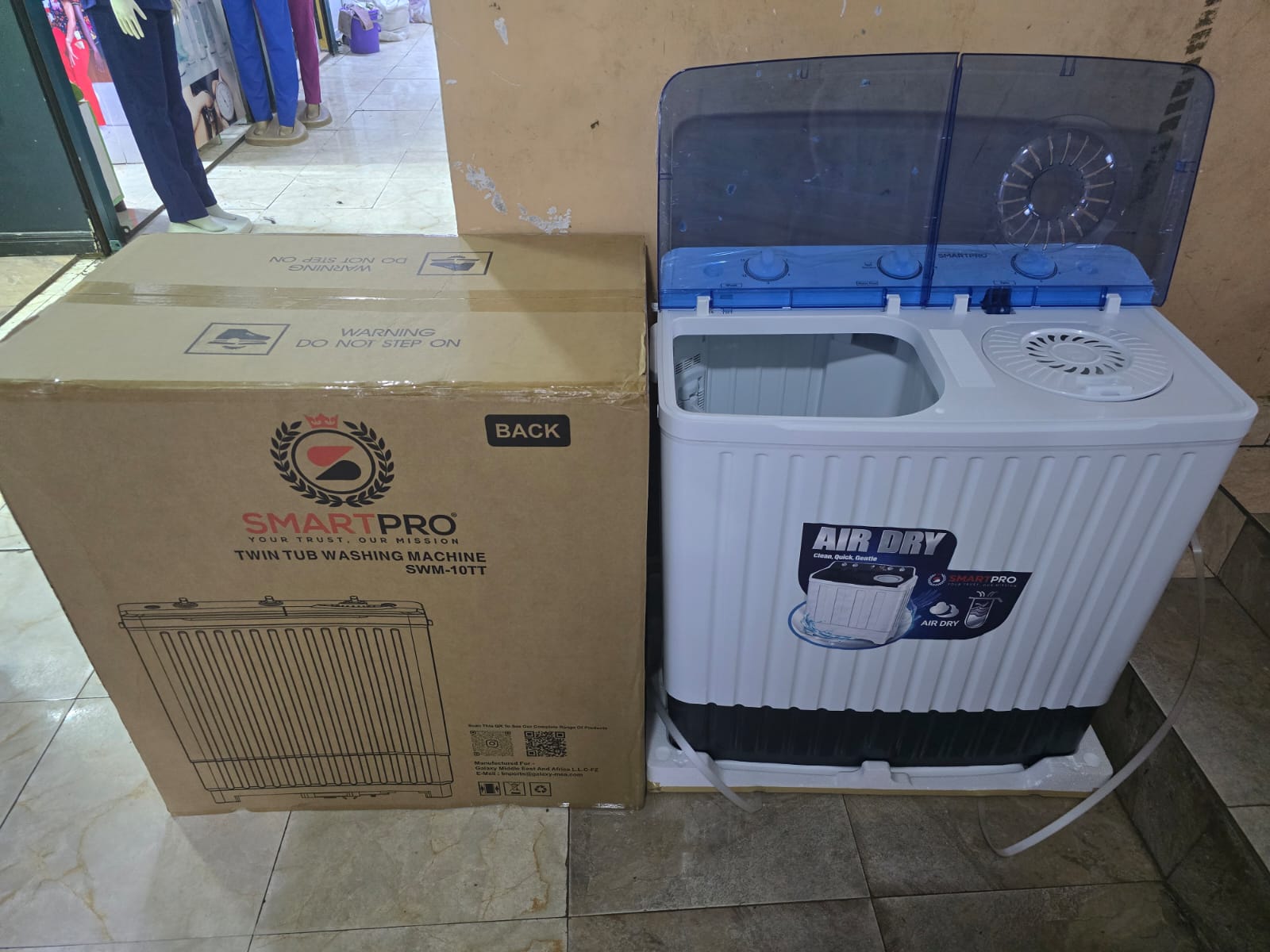 💰 BEST OFFER 💰 - A 1 pc 10kgs smart pro twin tub washing machine at affordable price and of very high quality