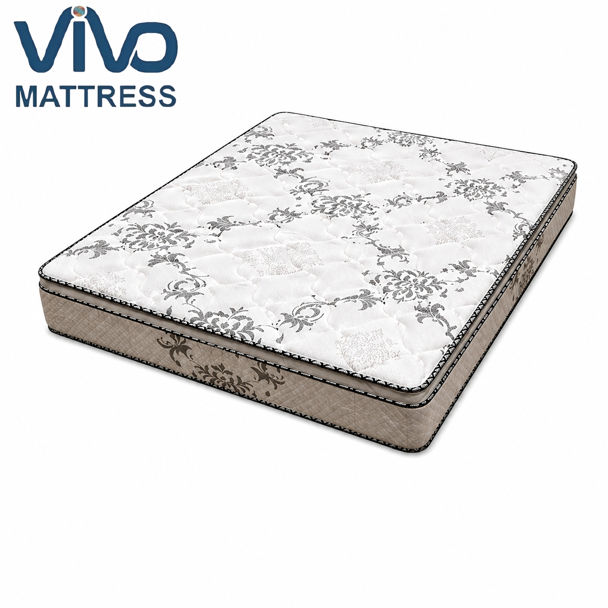 TWINS  Vivo mattress Kenya Quilted high density very comfortable durable affordable well designed and good quality home living bedroom furniture mattress(As picture)