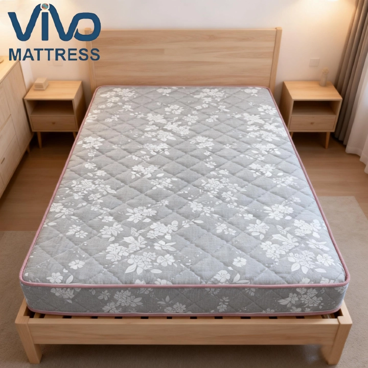 Vivo Quilted High Density Mattress - Very Comfortable Durable Affordable Well-Designed Bedroom Furniture Mattress for Bedroom Comfort (All Sizes)