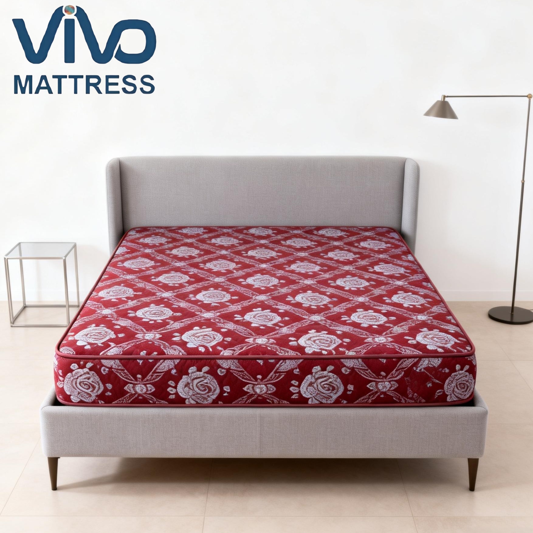 SHDQ Vivo Quilted High Density Mattress - Comfortable, Durable & Affordable | Comfortable Support, All Sizes for Bedroom Furniture, Local Dispatch Kenya(As picture)