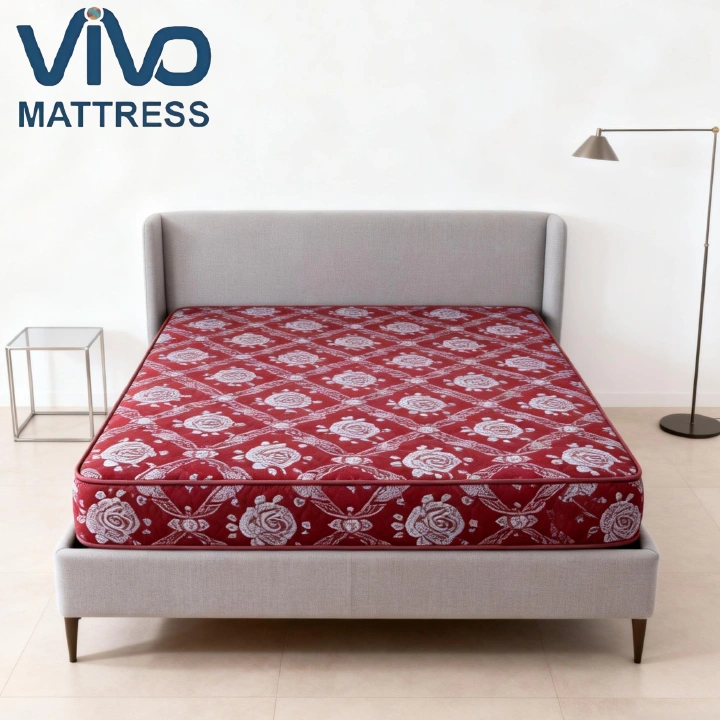 SHDF Vivo Mattress Kenya - Quilted High Density Foam Mattress, Comfortable & Durable, Affordable Quality for Home Bedroom Furniture | All Standard Sizes Available, Breathable Support