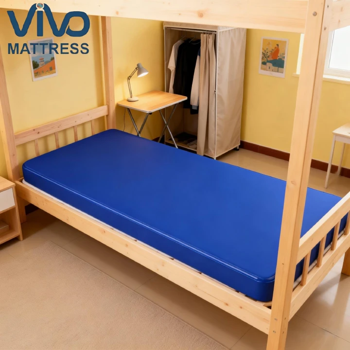 SHDF Vivo School Mattress | Home Living Bedroom Furniture Mattress | Quilted High Density Very Comfortable Durable Affordable | Perfect For Schools & Single Home Living