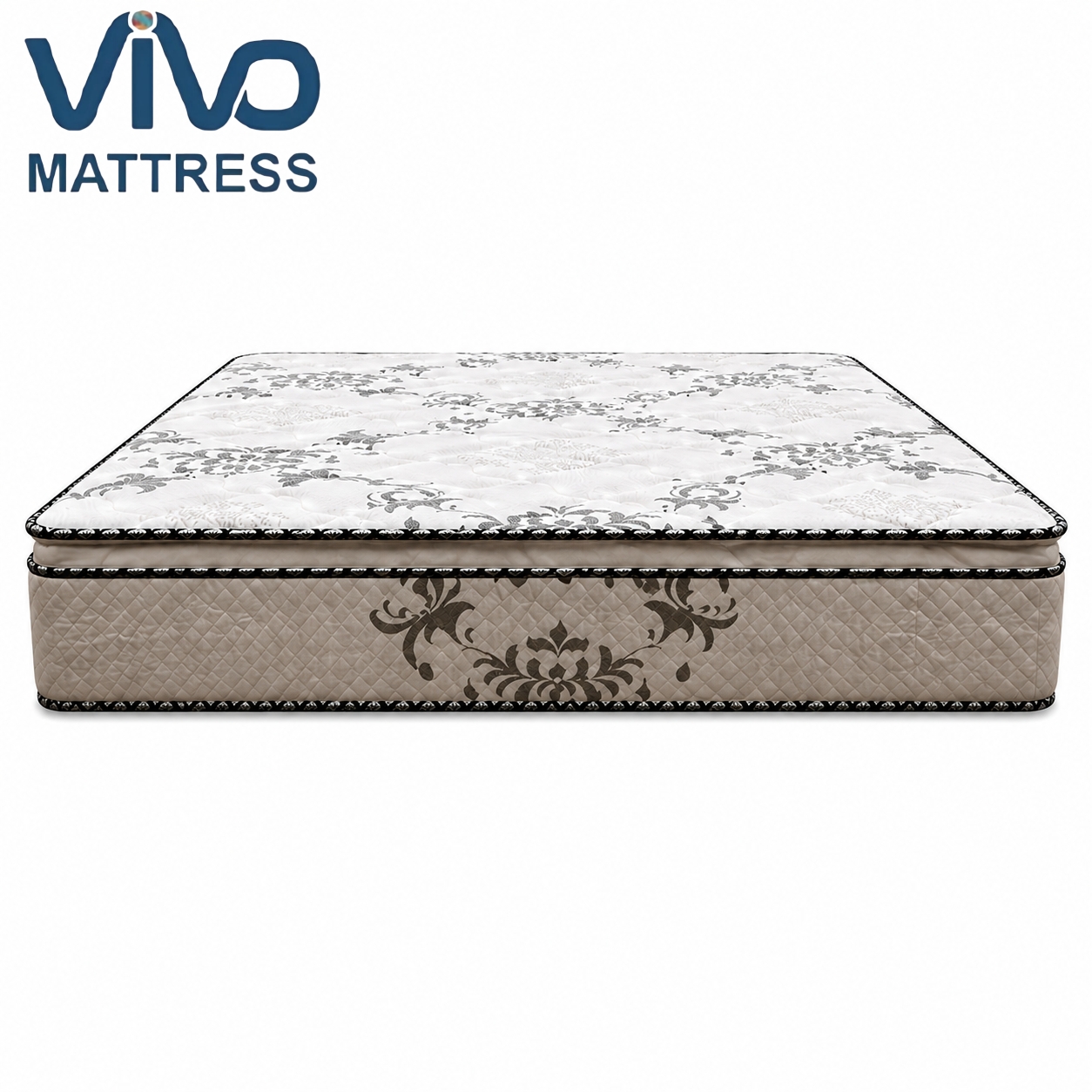 TWINS  Vivo mattress Kenya Quilted high density very comfortable durable affordable well designed and good quality home living bedroom furniture mattress(As picture)