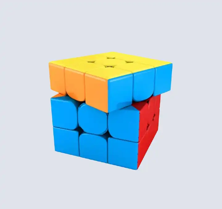 Magic Cube 3 by 3 rubix cube solving Puzzle Game