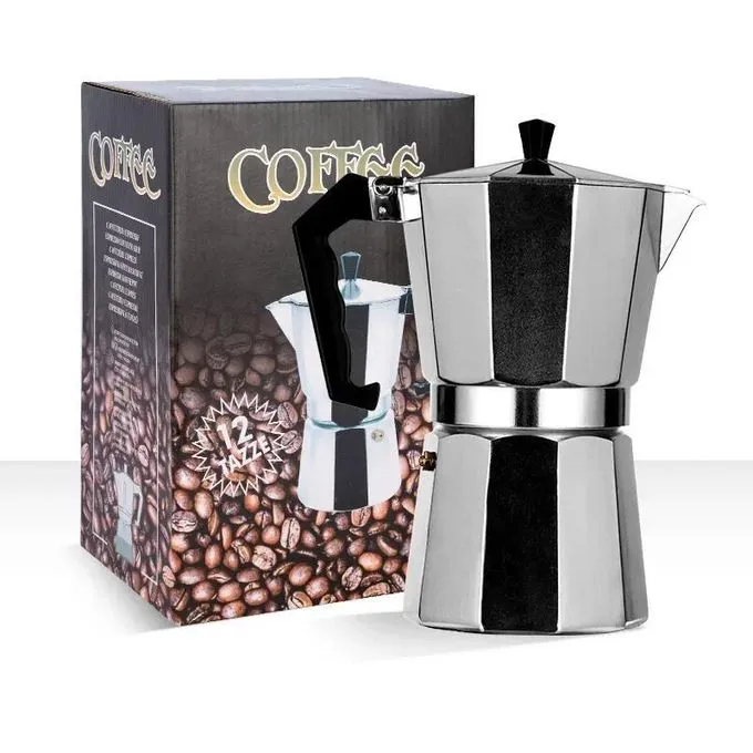 600ml Aluminium Italian Espresso Filter Coffee Maker Percolator Moka Pot Espresso Maker