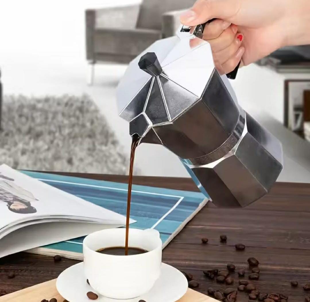 600ml Aluminium Italian Espresso Filter Coffee Maker Percolator Moka Pot Espresso Maker