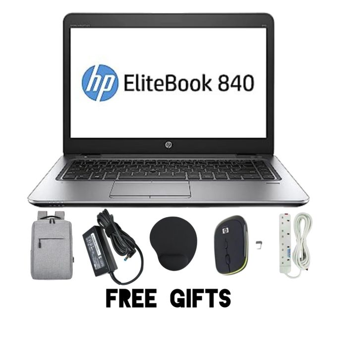 HP 840 8GB RAM, 500GB HDD Elitebook Refurbished Laptop 15'' Inches Screen Display, Intel Core I5 ,Webcam, Windows 11 PRO Activated, Office &Basic Software Installed,Free Bag,Charger, Mouse,Extension
