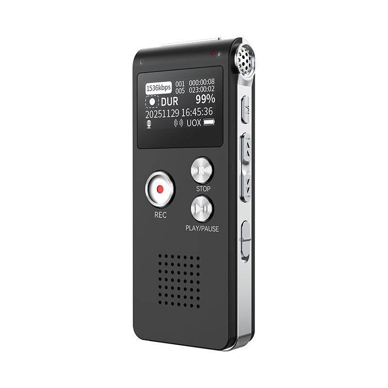 85 Hours Long Endurance Voice Recorder with Loud Speaker High Capacity Digital Recording Device for Lecture Interview