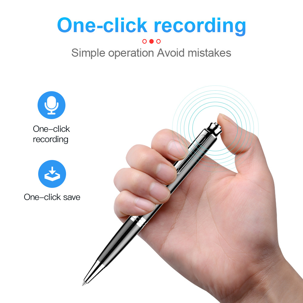 4GB/ 8GB / 16GB / 32GB U-disk Digital Spy Hidden Mini Audio Sound Voice Recorder Pen Professional Record 38 Hours USB Recorder