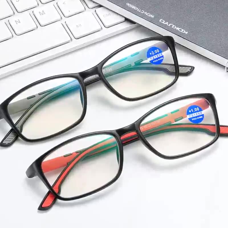 2026 New Fashion Men Women Reading Glasses Square Sport Plastic Presbyopia Hyperopia Reading Eyeglasses+1.0+1.5+2.0+2.5+3.0+3.5+4.0
