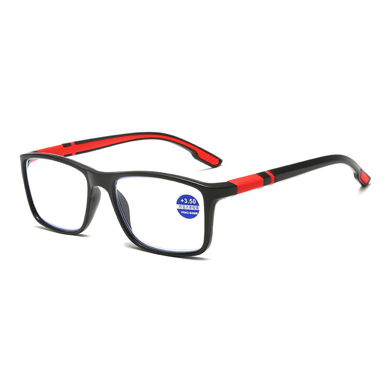 2026 New Fashion Men Women Reading Glasses Square Sport Plastic Presbyopia Hyperopia Reading Eyeglasses+1.0+1.5+2.0+2.5+3.0+3.5+4.0