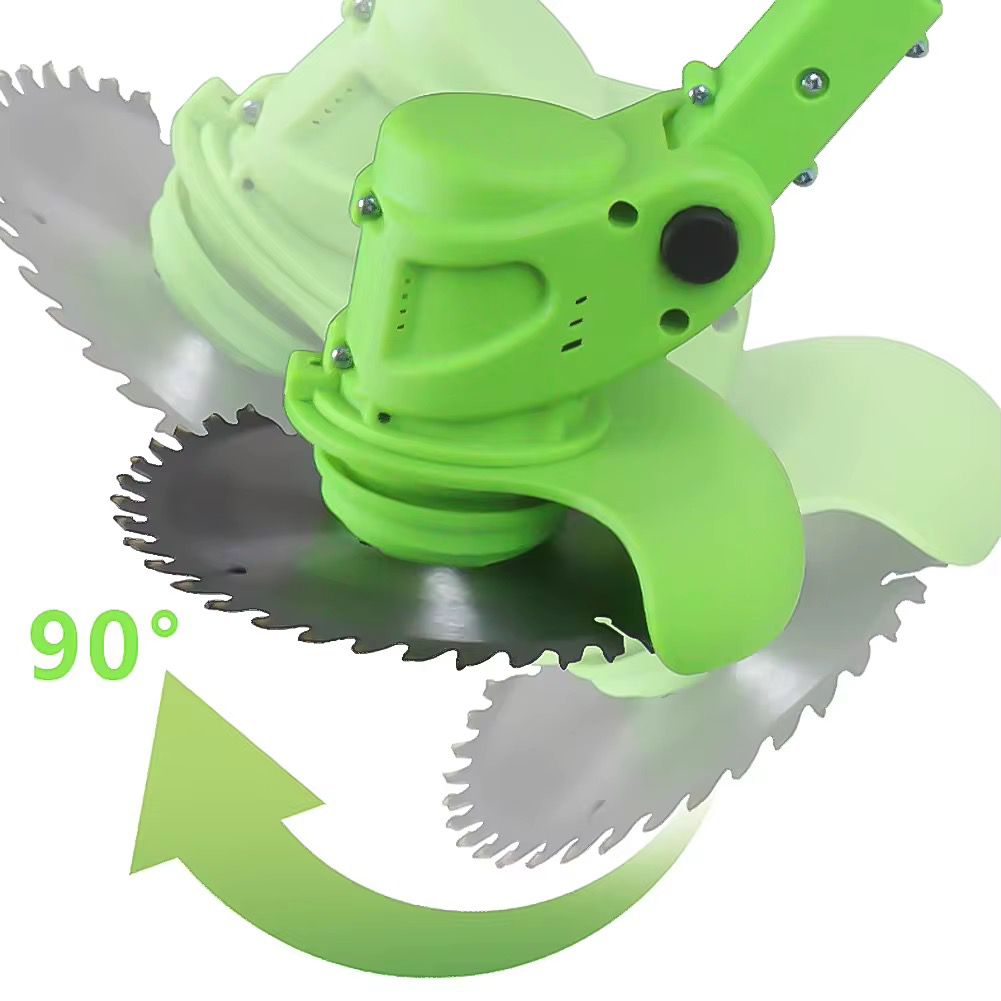 Cordless Electric Lawn Mower Foldable Adjustable Trimmer Efficient Garden Pruning Cutting Power Tools For Makita 18V Battery                                                                           .