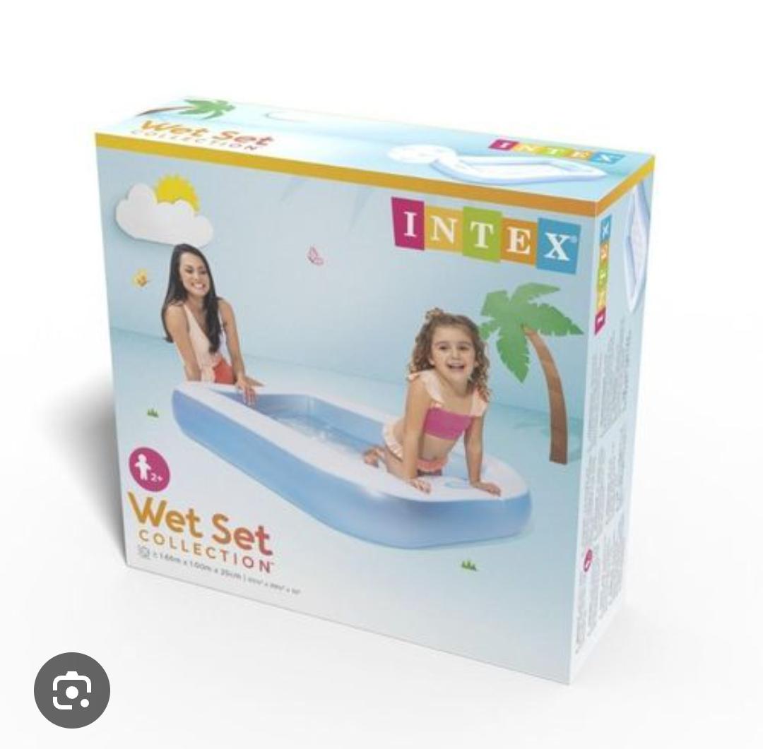 ✨ Premium Portable Swimming Pool | Heavy-Duty Multi-Ring 1.66m x 1.00m x 25cm Inflatable Paddling Pool | Unique & Classy Home Resource ✅