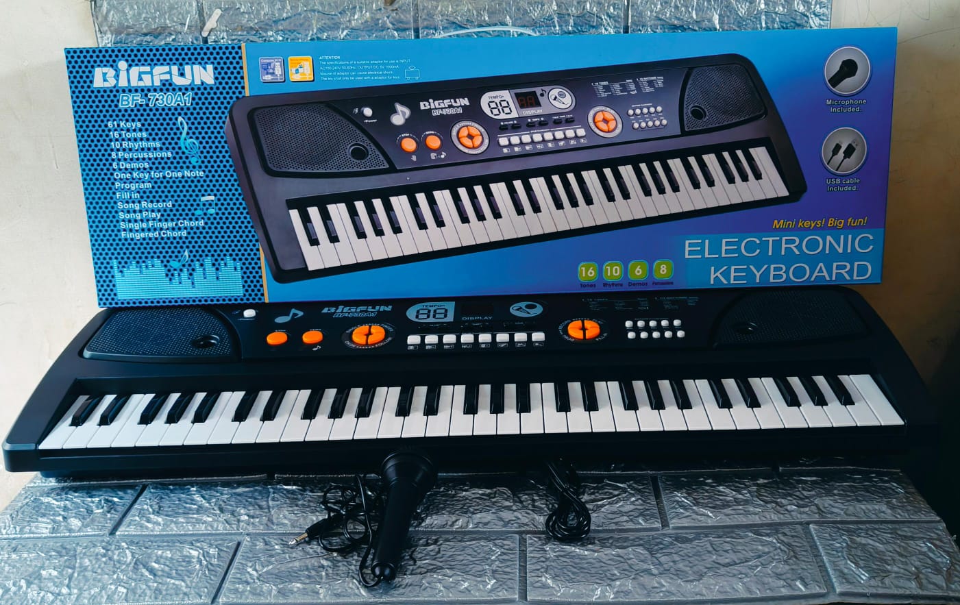 ✨ Premium Elegant 61-Key Digital Piano Keyboard | High-Performance Portable Electronic Musical Instrument | Unique & Classy Creative Resource ✅