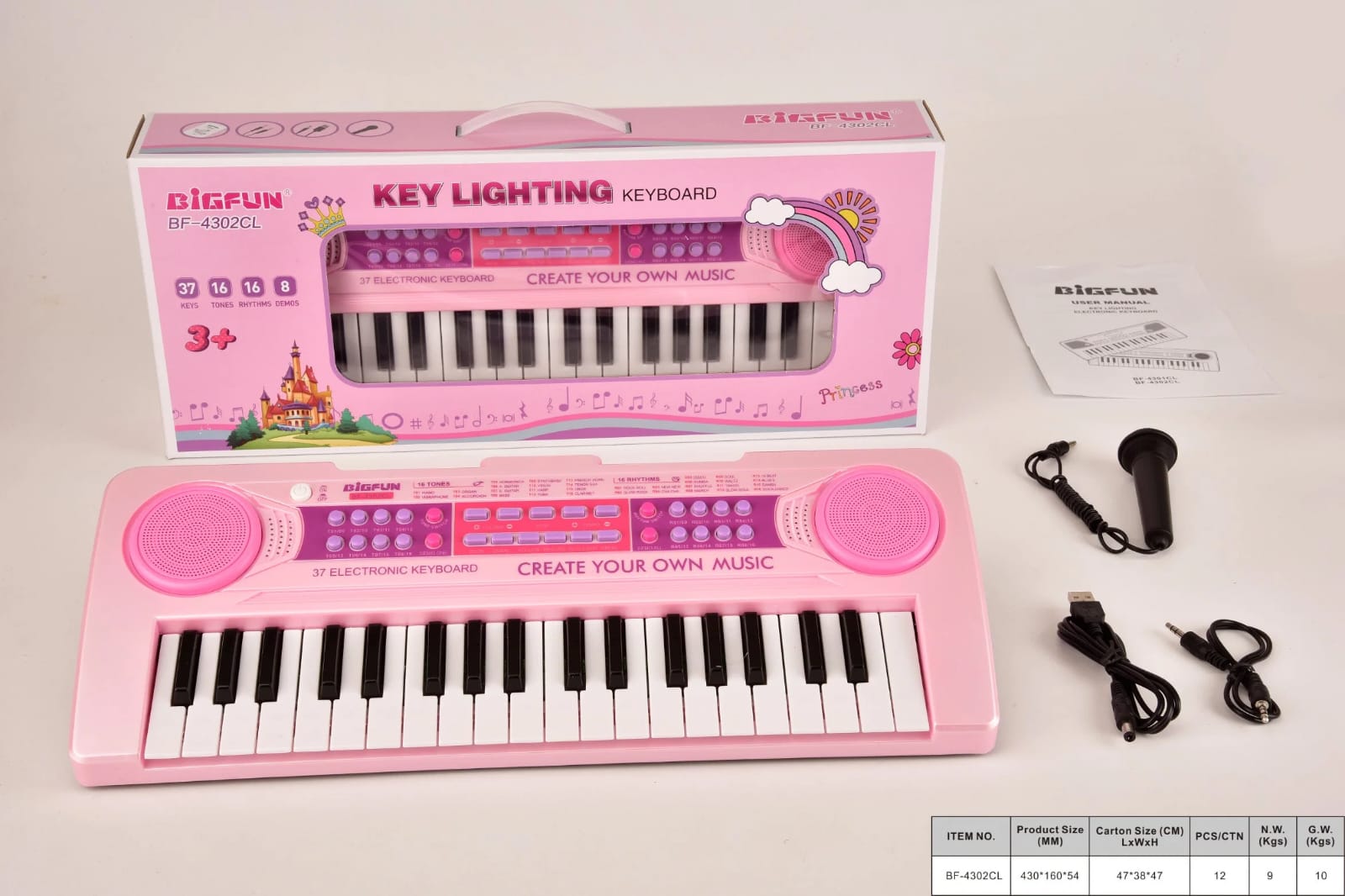 ✨ Premium 37-Key Digital Piano Keyboard | Rechargeable Lithium-Battery Portable Electronic Organ | Unique & Classy Musical Resource ✅