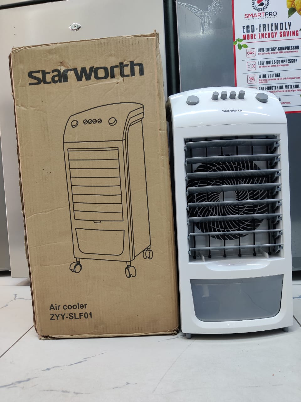 Starworth 4L Air Cooler - Portable Personal Air Cooler, Mini Water Air Cooler Fan Humidifier, Cooling Fan for Home Office Bedroom