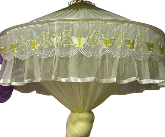 King Size Mosquito Net| King Size Circular Canopy Mosquito Net -  Breathable Mesh Bed Net Round Hanging M-Net Anti-Mosquito Protection Canopy Net for Bedroom