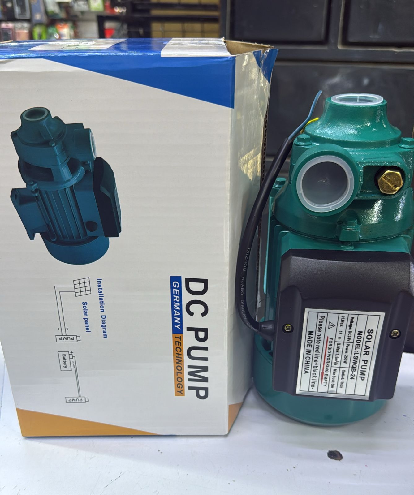DC Booster Water Pump 12V/24V High Pressure Water Pump - Electric Booster Pump for Shower Sprayer Irrigation Car Wash Solar Water Pump