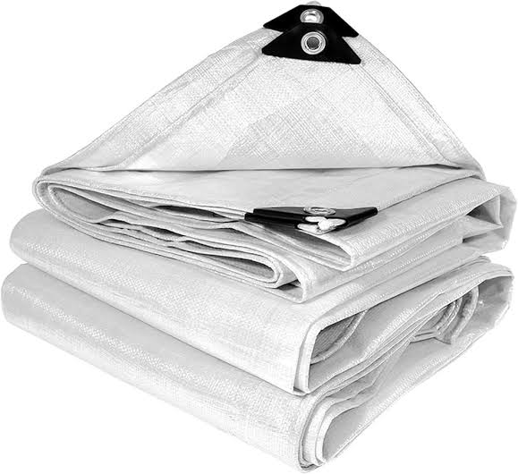 💰 BEST OFFER 💰 - A 1 pc Heavy Duty Tarpaulin Canvas 4x6/4x5  Waterproof Multipurpose Sheet Durable Outdoor Cover Tent Shade Strong Quality