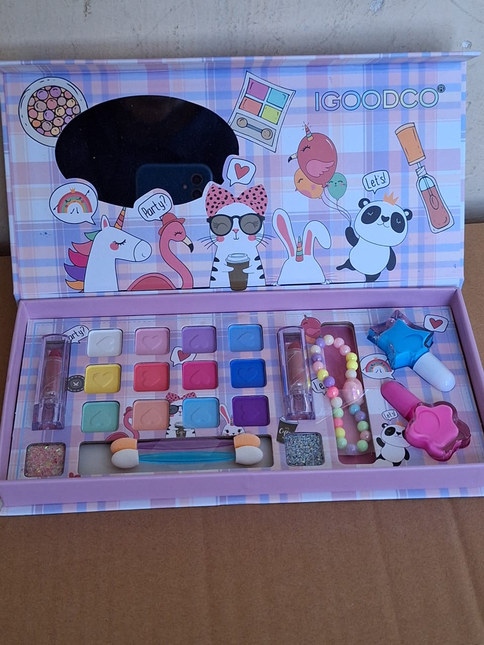 💄 Real Washable Kids Makeup Kit for Girls | 25+ Pcs Non-Toxic Deluxe Cosmetic Vanity Set with Portable Case ✨