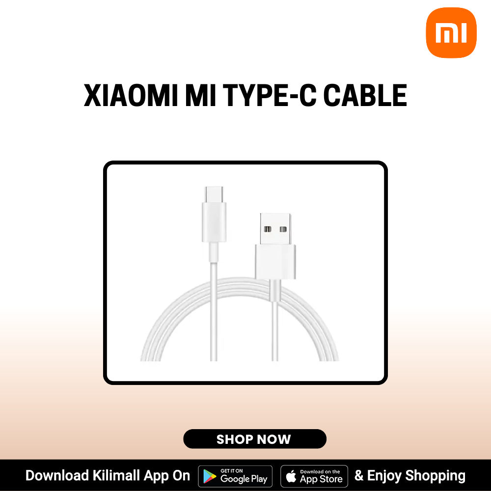 【Xiaomi Official】Xiaomi Mi Type-C Cable 100cm